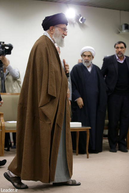 Ayatollah Khamenei meets with Hajj officials