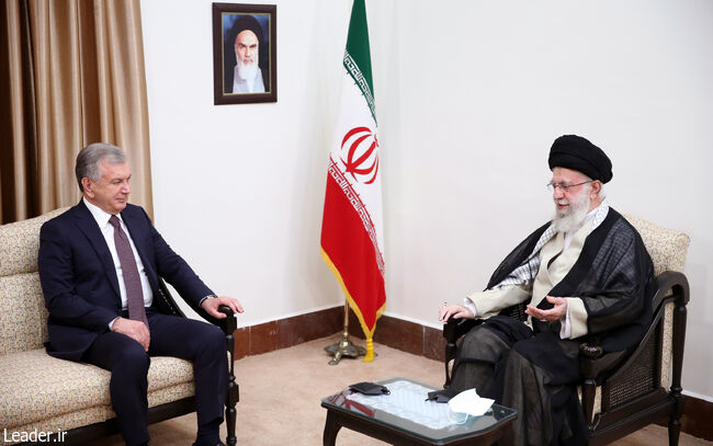 The Leader of the Islamic Revolution Meets The Uzbek President