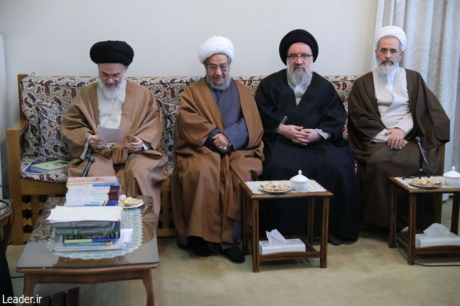 The Leader meets with members of High Council of Seminary Schools