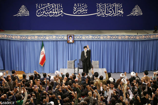 Ayatollah Khamenei meets with thousands of people from all walks of life