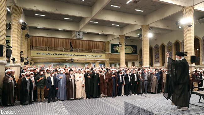 The Leader met with religious scholars, seminary students, and Islamic Missiology activists.