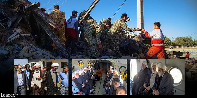 اعزام نمایندگان رهبر انقلاب برای بازدید از مناطق زلزله‌زده کرمانشاه