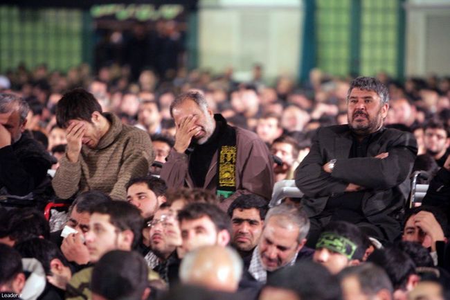 مراسم عزاداری سرور و سالار شهیدان در شب عاشورای حسینی