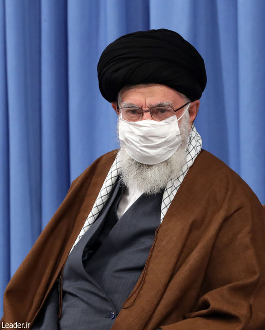 قائد الثورة الإسلامية المعظم يستقبل أعضاء اللجنة الوطنية لمكافحة كورونا