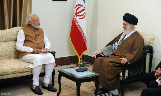 Встреча Верховного Лидера с премьер-министром Индии