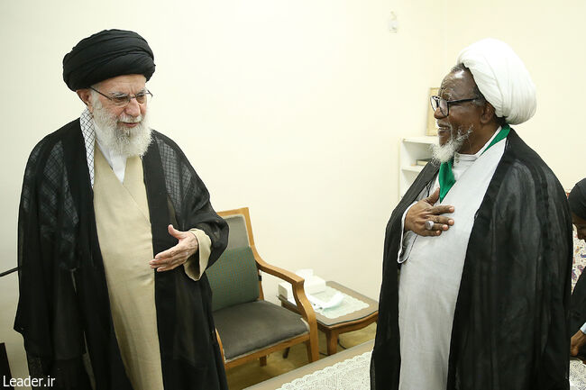 İslam İnkılabı Rehberi'nin Nijerya İslam hareketi liderini kabul etmesi