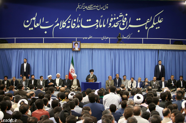 رہبر انقلاب اسلامی کی موجودگی میں محفل انس قرآن کا انعقاد