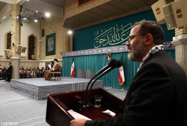 The Leader of the Islamic Revolution explained in a meeting with thousands of Basij members