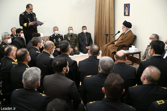 Ali Baş Komandan Hərbi Dəniz Qüvvələrinin komandanlarından bir qrupu ilə görüşdü