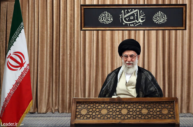 The Supreme Leader of the Islamic Revolution in a live televised program