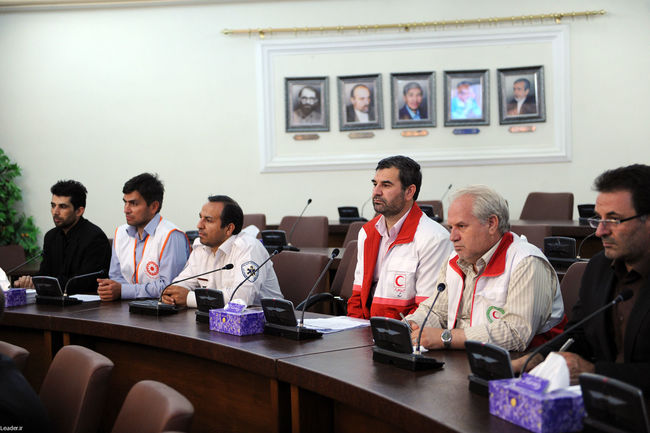حضور در جلسه پایانی بازدید از مناطق زلزله زده استان آذربایجان شرقی