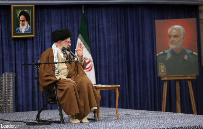 In Khuzestan and Kirman, the Leader Said to Thousands of People