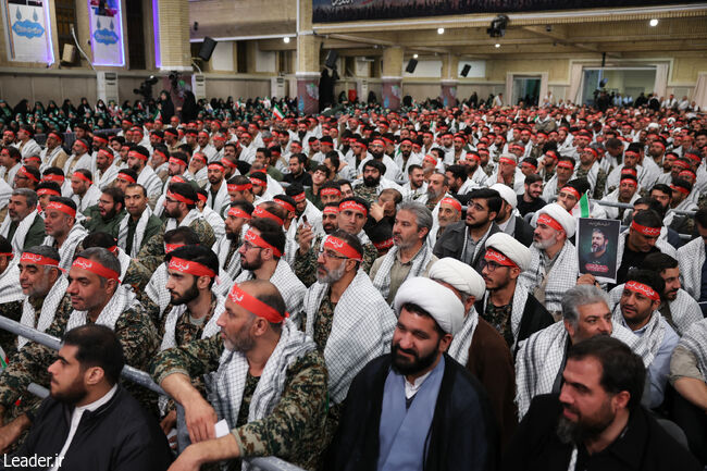 مراسم روز بسیج در حسینیه امام خمینی(ره)