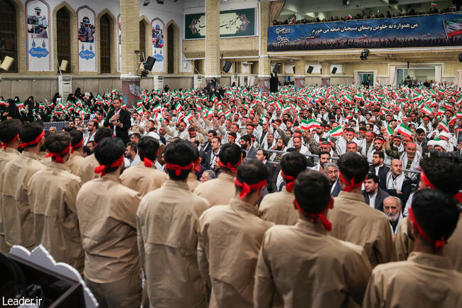 مراسم روز بسیج در حسینیه امام خمینی(ره)