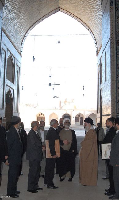 بازید رهبر معظم انقلاب اسلامی از مسجد جامع یزد