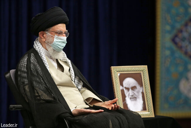 Supreme Leader of the Islamic Revolution in the mourning ceremony of Arbaʽeen