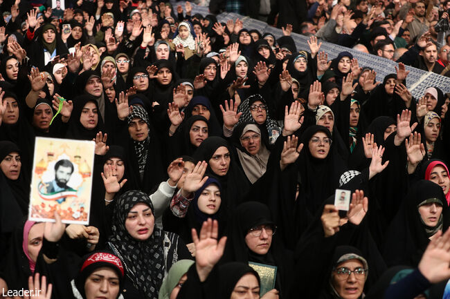 دیدار اقشار مردم به مناسبت چهل‌وهفتمین سالگرد پیروزی انقلاب اسلامی