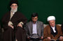 رہبر معظم کی موجودگي میں حضرت امام خمینی (رہ) کی ہمسر مکرمہ کے لئے مجلس ترحیم کا انعقاد
