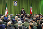 قائد الثورة لدی استقباله جمعا من القادة العسكريين ومسؤولي قوى الامن الداخلي قائد الثورة لدی استقباله جمعا من القادة العسكريين ومسؤولي قوى الامن الداخلي
