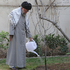 The Leader of the Islamic Revolution planted three saplings on Arbor Day.