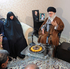 The presence of the Leader in Martyr Hamedan's residence