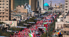تشییع پیکر مطهر امام شهید در مشهد مقدس