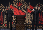 İnqilabın Rəhbərinin şəhid olduğu məkanın ətrafında Ərbəin mərasimi