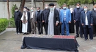 اقامه نماز بر پیکر دکتر حسن غفوری فرد