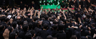 مراسم وداع با پیکر رهبر شهید انقلاب اسلامی در جوار حسینیه امام خمینی(ره)