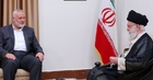 Hamas' political bureau chief meets with the Leader of the Islamic Revolution