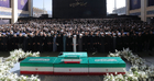 اقامه نماز بر پیکر مطهر رهبر شهید انقلاب اسلامی